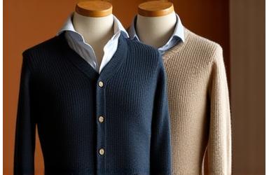 Cardigan Elegant Pria